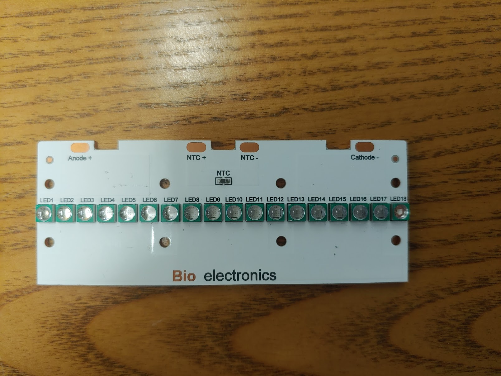 18-CH Linear LED · NTC